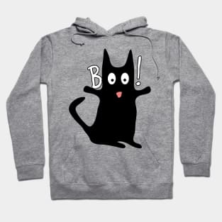 Black Cat Halloween Design Hoodie